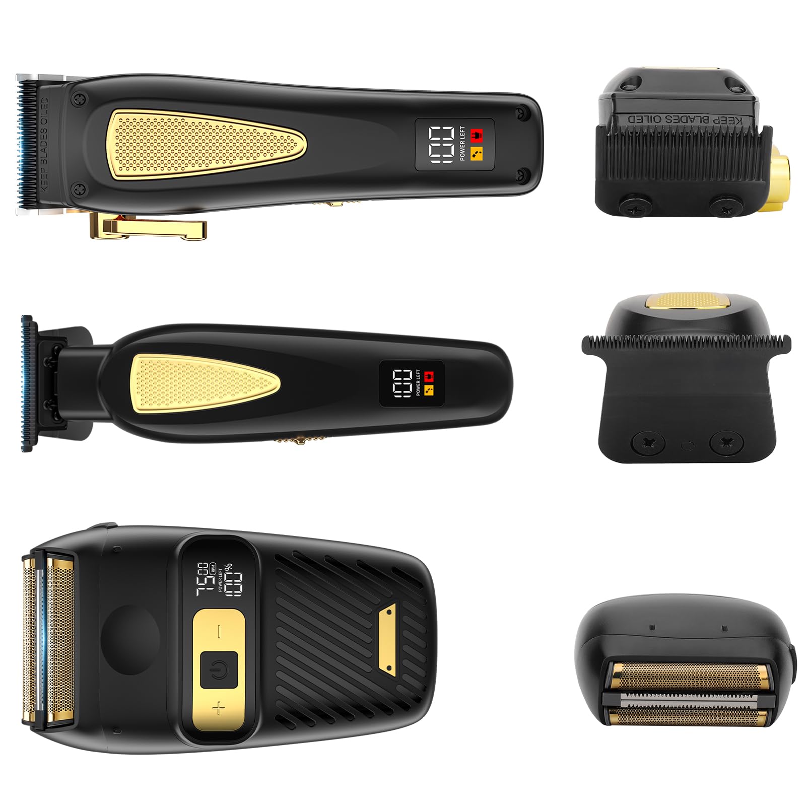 Zesuti Hair Clippers for Men,Cordless Clippers and Trimmers Foil Shaver Set