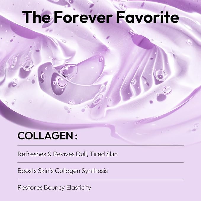 LAPCOS K Beauty Collagen Sheet - Skin Firming Face Mask (Pack of 5)