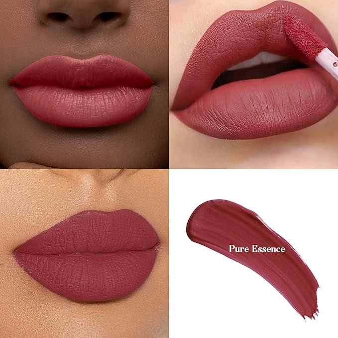 ilembane Matte Liquid Lipstick Set, Long Lasting Vegan Everyday Lip Trio