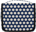 YoYoYuchong Travel Toiletry Bag for Women & Men Baseball Sports Blue Hanging Cosmetic Organizer Portable Waterproof Makeup Case Make Up Bag with Compartments Travel Essentials for Bathroom Shower