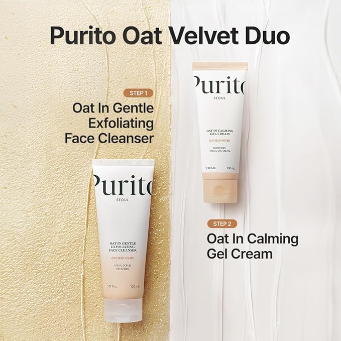 PURITO Oat Calming Gel Cream | Soothing Blemish Care for Sensitive Skin