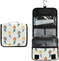 senya Hanging Travel Toiletry Bag Kit Makeup Case Cosmetics Organizer for Men Women (Colorful Mermaid)