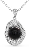 TRYNDI Real Tahitian Black Pearl Necklace Gifts for Women - Larger 11-12mm Luxury Pearl, Mothers Day Gifts For Wife - Christmas Valentines Soulmate Necklace For Women (Black Pearl Circle)