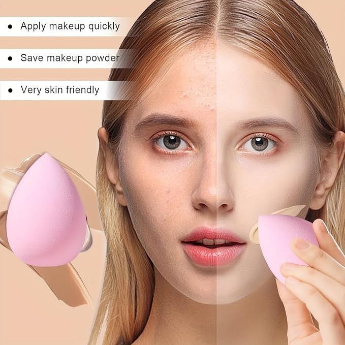 HGHDBT 46Pcs Pink Makeup Brushes Set Professional Makeup Kit Multi-functional Makeup Tool Set with Facial Makeup Accessories, Foundation Makeup Brush Kit Eye and Face Make up Brushes & Tools