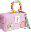 Elilier Makeup Bag Gifts for 4 5 6 7 8 9 10 11 12 Year Old Girls, Pink G