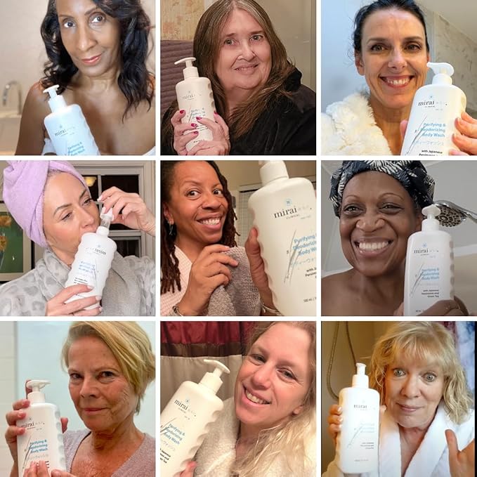 Mirai Clinical Persimmon Body Wash for Old People Smell, Nonenal® Solution