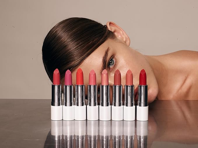 True + Luscious Super Moisture Lipstick | Satin Sheer Lasting Hydrating Lip Color for Dry Lips & All Skin Tones | Lightweight Feel with Hyaluronic Acid & Konjac Root | Vegan | Wild Rose