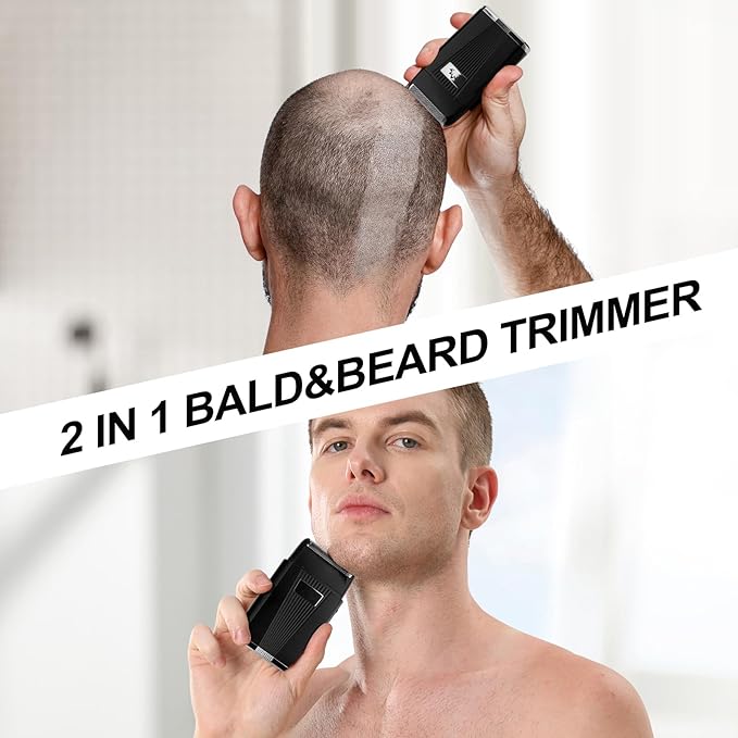 Dumite Foil Bald Shavers for Men, Powerful Motor Electric Razor, Head Shavers, Men's Foil Beard Trimmer, Cordless Rechargeable LED Displays