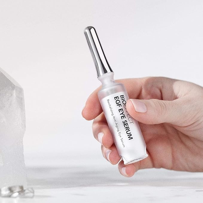 BIOEFFECT EGF Eye Serum with De-Puffer Rollerball | Age Defying, 0.20 Fl Oz