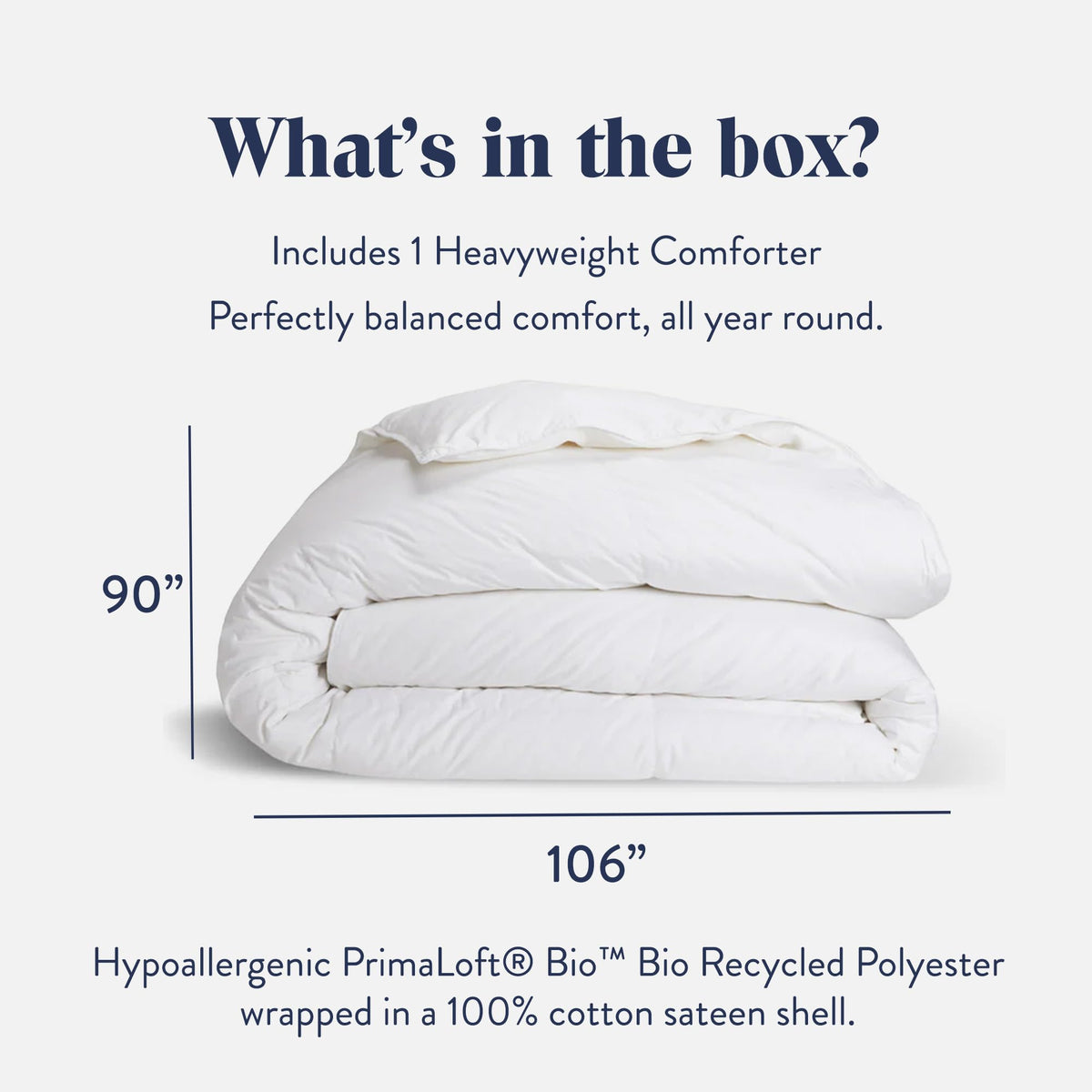 Brooklinen Down Comforter Hotel-Quality Warmth, Breathable - Twin/TXL