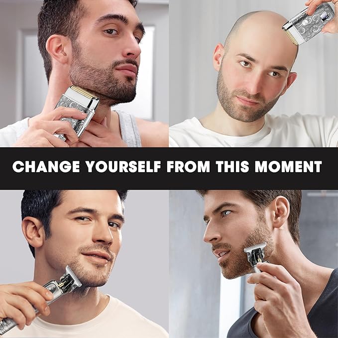 Suttik Foil Shavers for Men Electric Razor, Clippers and Trimmer for Men with LED Display, Waterproof