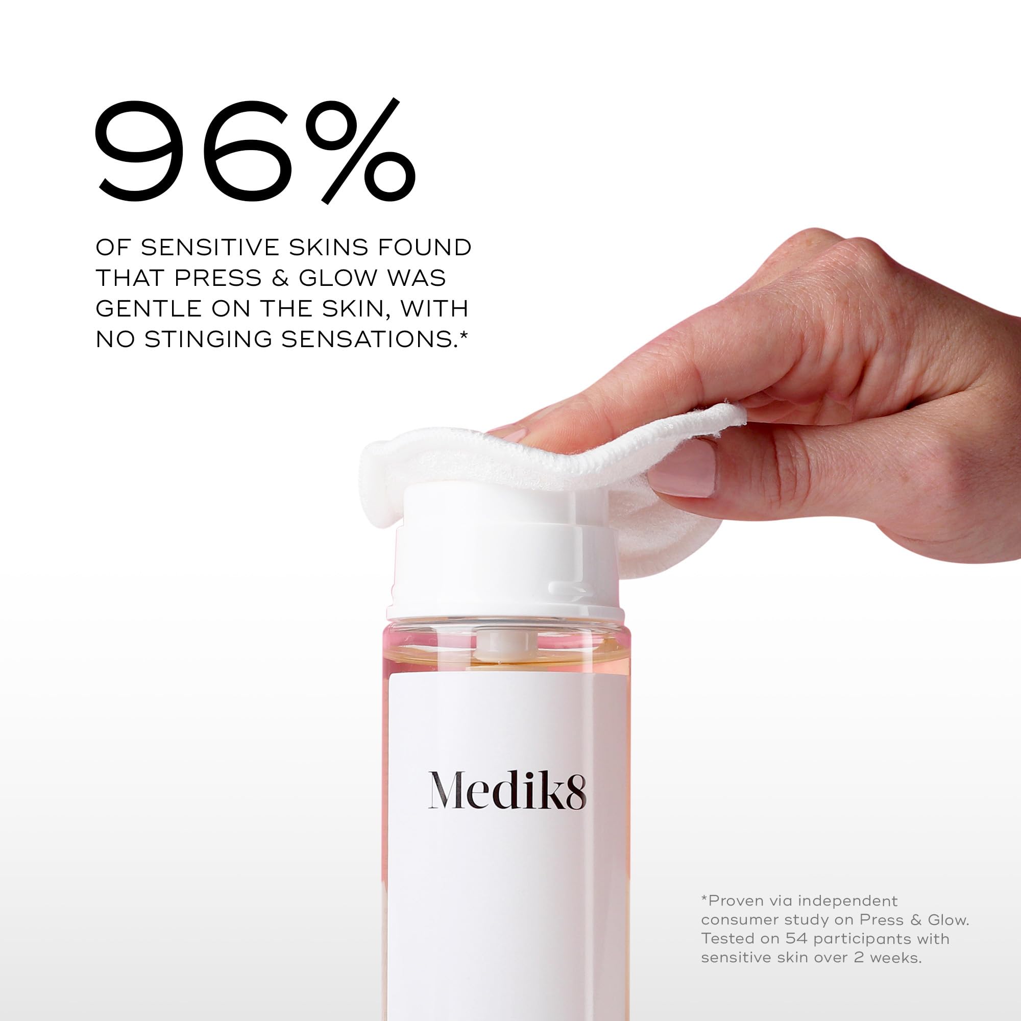 Medik8 Press & Glow PHA Gentle Daily Exfoliating Face Toner 6.7 oz