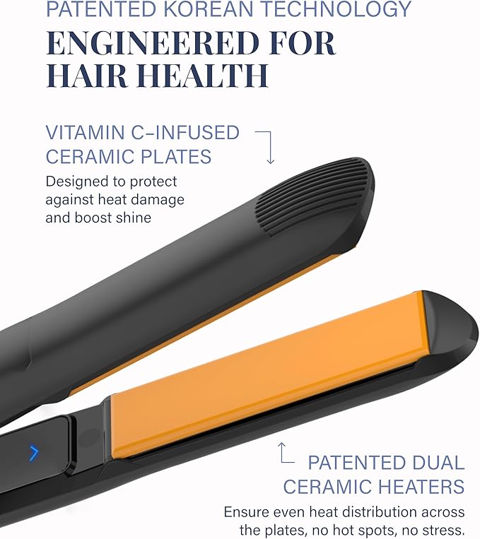 GLAMPALM GlamMuse 1" All-Ceramic Flat Iron | Korea's No.1 Hair Straightener
