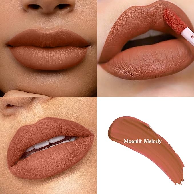 ilembane Matte Liquid Lipstick Set, Long Lasting Vegan Everyday Lip Trio