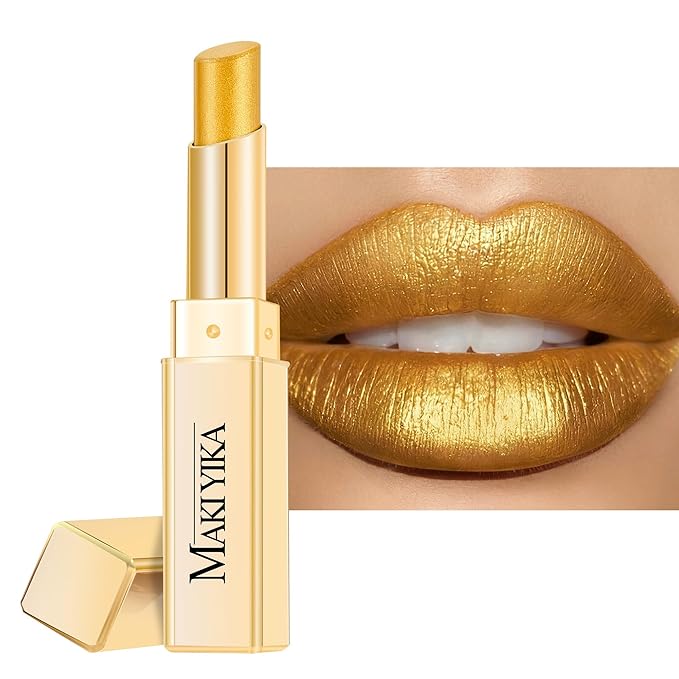 MAKI YIKA Moisture Gold Lipstick for Women Hydrate Tinted Lip Balm