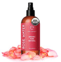 Eve Hansen Organic Rose Water Spray – Pure Rosewater Face & Hair Mist for Hydration & Refreshing Glow | Facial Toner & Makeup Setting Spray | Alcohol-Free & Vegan | 4 oz