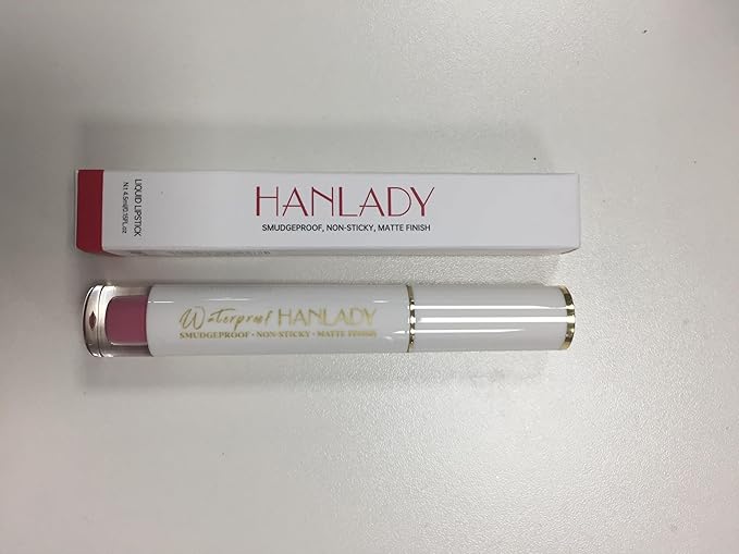 HANLADY Pink Lipstick Long Lasting Lipsticks for Women Smudgeproof