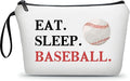 ARIOSEY Baseball Themed Travel Makeup Bag, Multifunctional Cosmetic Case, Multicolour, Women's Gift for Mom, Sister, Friend, Travel/On-the-go, Daily Use, Toiletry
