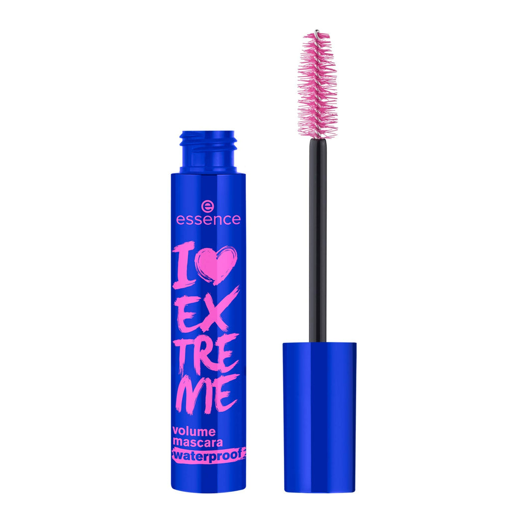 essence I Love Extreme Volume Waterproof Mascara, Black (Pack of 1)