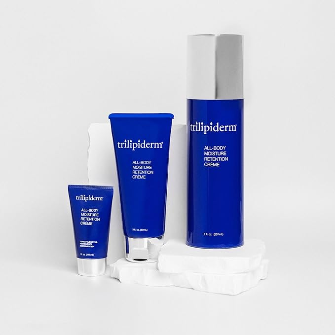 Trilipiderm All-Body Moisture Retention Creme, Travel Size, 3 oz 2-Pack