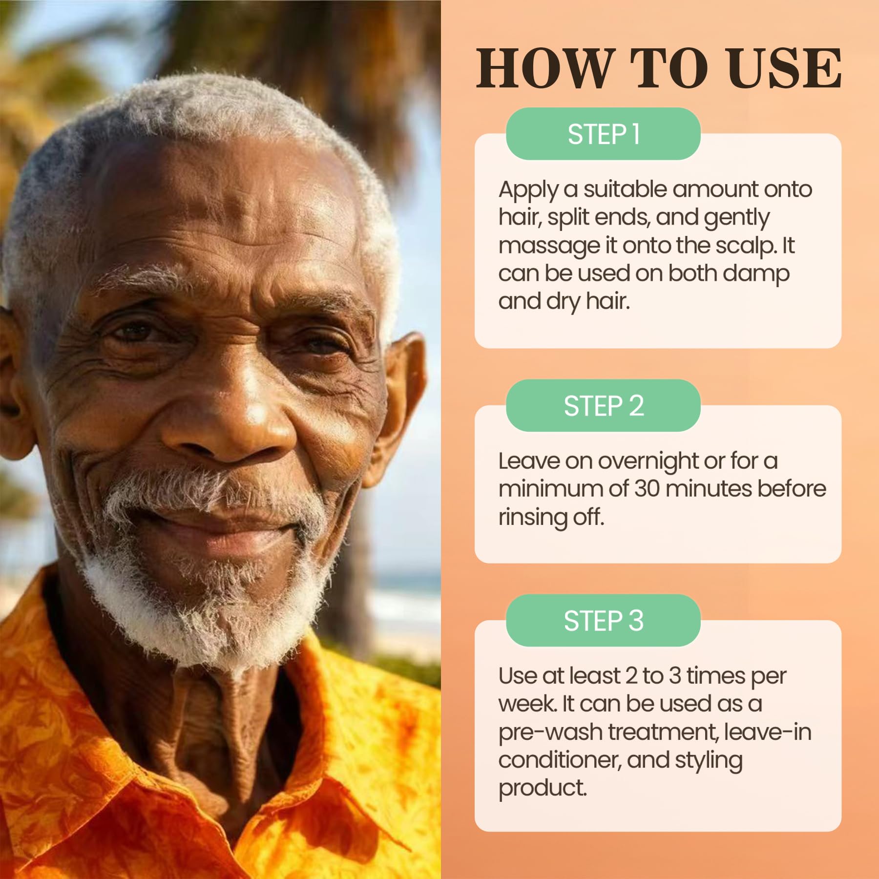 WEEMOTD 100% Raw Batana Oil for Hair, Unrefined Conditioning Scalp Oil from Honduras, Moisturizing Hair Mask, Adds Shine & Softness for Men & Women (2 Fl Oz, Bright Coffee)