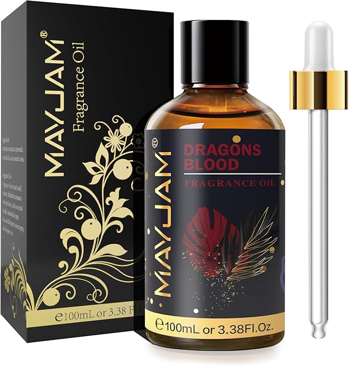 MAYJAM Dragons Blood Fragrance Oil for Diffusers for Home, 100ML/3.38FL.OZ