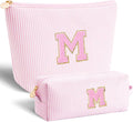 Btffitting Gifts for Teen Girls Women - Birthday Gifts for 10 11 12 13 14 15 16 17 18 Years Old Girl,Makeup Bag Cosmetic Bag,Teacher Gift Trendy Stuff Toiletry Bag - Pink,M