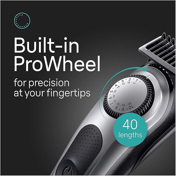 Braun All-in-One Men's Shaving Kit Series 7 7440, 12-in-1 Beard, Face, Nose, Ear Trimmer, Hair Clippers, Body Groomer and Manscaping + Travel Case + Charging Stand