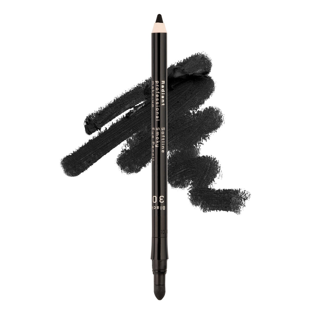 Radiant Professional Waterproof Eyeliner Pencil, 30 Smoky Black