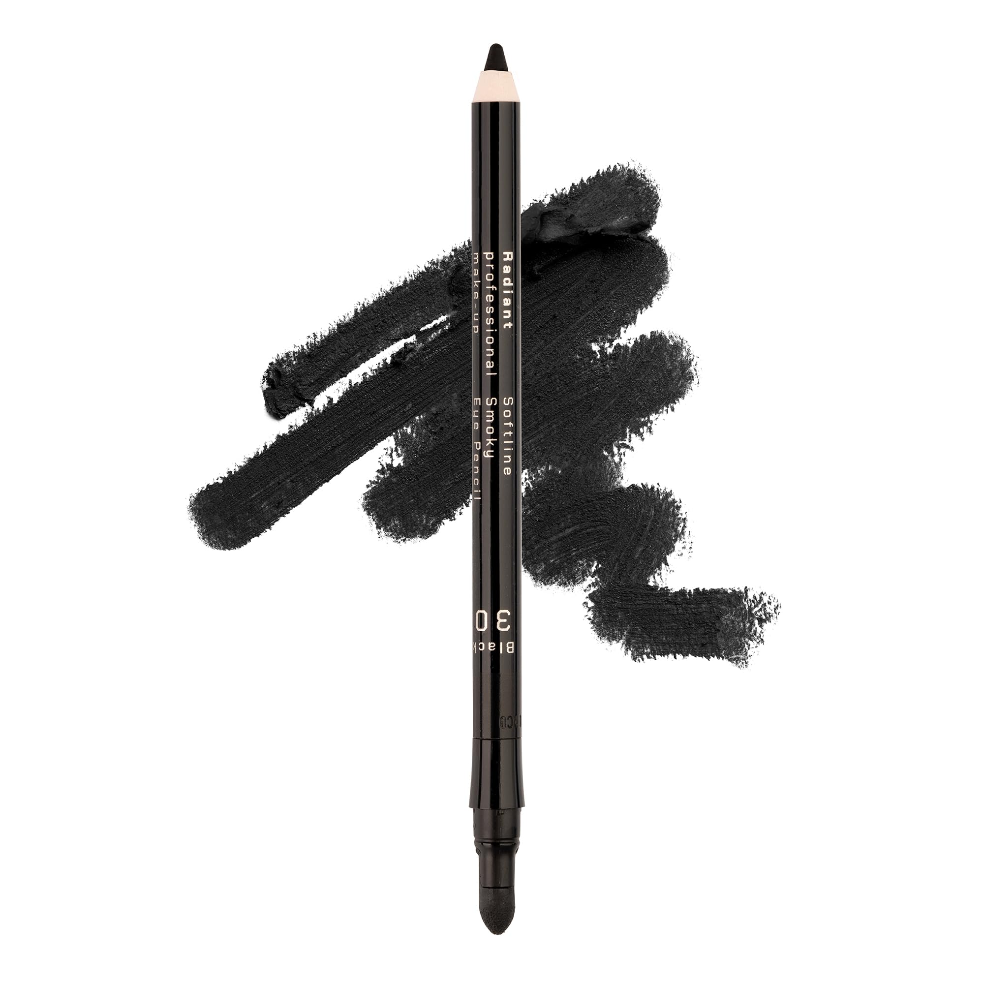 Radiant Professional Waterproof Eyeliner Pencil, 30 Smoky Black