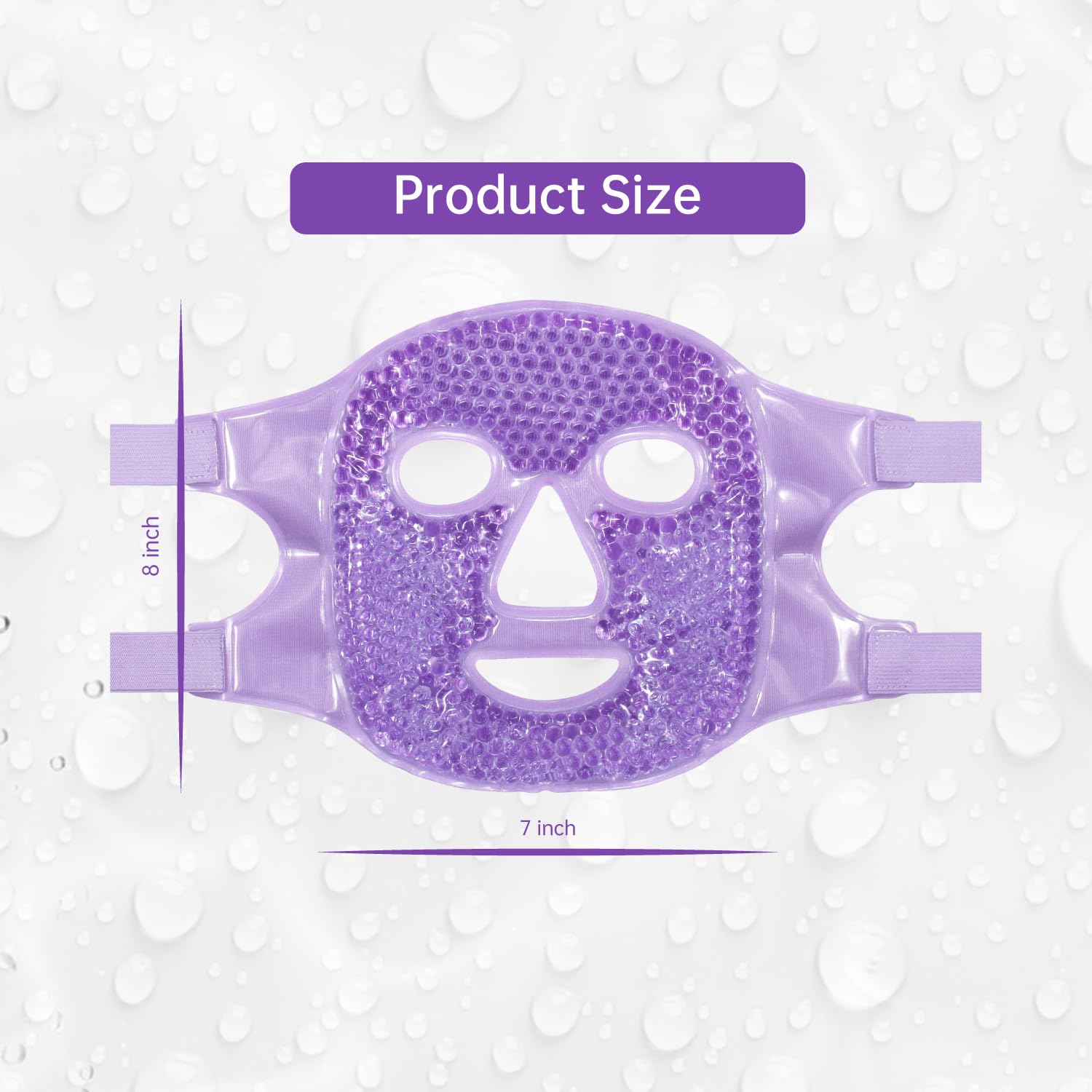 ZNÖCUETÖD Face Ice Mask Facial Ice Packs Gel Hot Cold Compress for Post Oral, Dental, Nose,Facelift Plastic Cosmetic & Laser Surgery Recovery Puffiness Swelling Dark Circles & Headaches Gift for Women