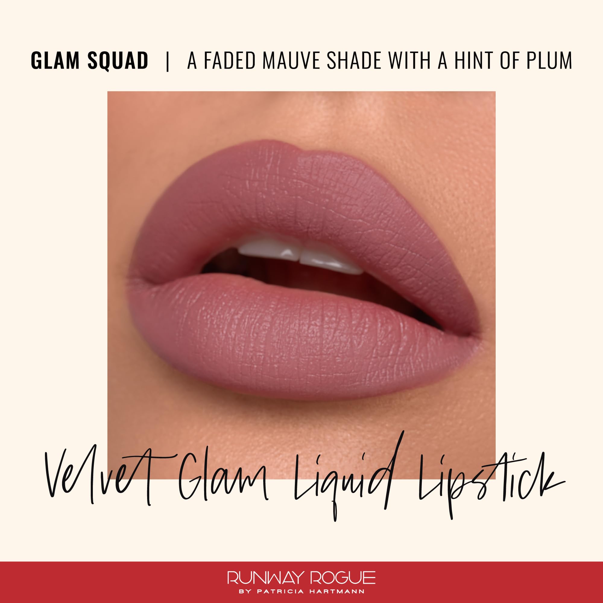 Runway Rogue Long Wear Liquid Lipstick, Transfer Proof, ‘Glam Squad’