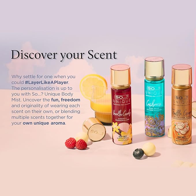 Unique Body Mist - Sweet Pea by So…? for Women - 5.1 oz Body Mist - Pack of 2