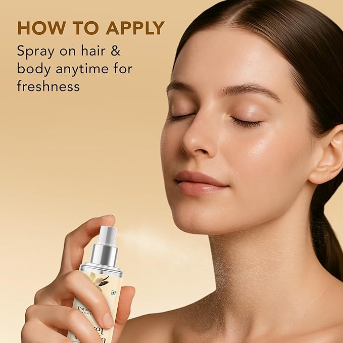 Botanic Hearth Vanilla Hair Perfume & Body Mist- 3.4 Fl oz