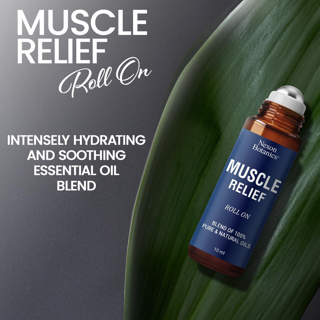 Muscle Relief Essential Oil Roll-On 10 ml - Muscle Oil for Deep Relaxation