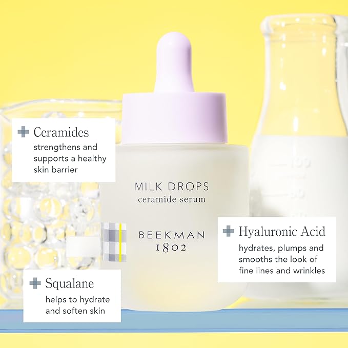 Beekman 1802 Milk Drops Ceramide Facial Serum, 0.5 fl oz