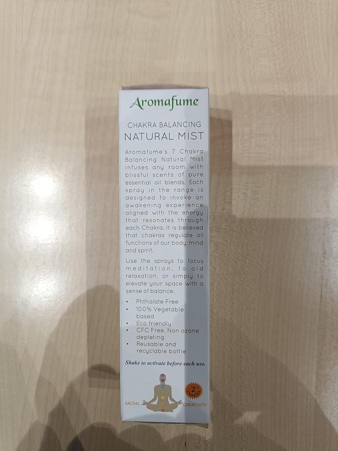 Aromafume Orange & Jasmine Chakra Air Freshener Spray 100ml