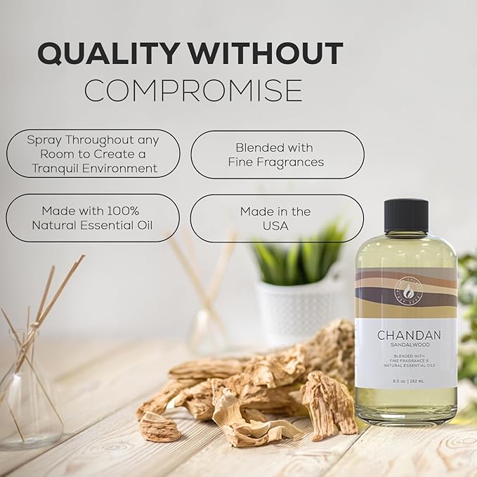 Aroma Country Chandan Luxury Diffuser Oil Refill (8.5 Fl Oz)