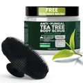 Antifungal Body Scrub with Tea Tree Oil Soothes Itchy Skin & Rashes