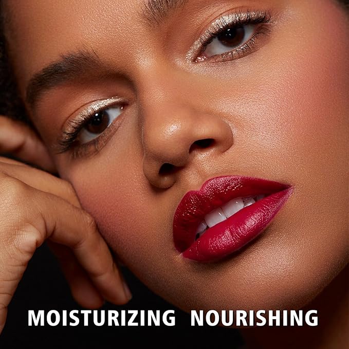 MAKI YIKA Moisture Burgundy Lipstick for Women Hydrate Tinted Lip Balm