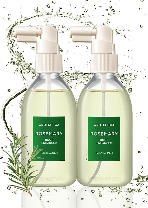 AROMATICA Root Enhancer (2 Packs) Rosemary Water Spray for Hair Growth