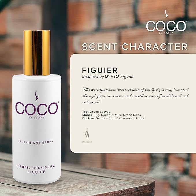 COCO by Stone 5oz All-in-One Spray Figuier Fabric & Room Mist