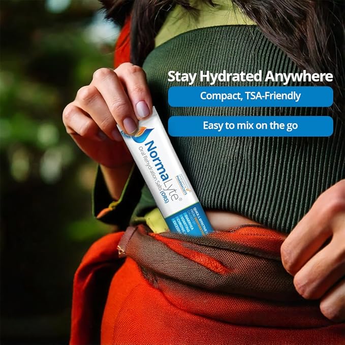 NormaLyte Apple Electrolyte Powder Packets, Hydration Stick, 30 Count