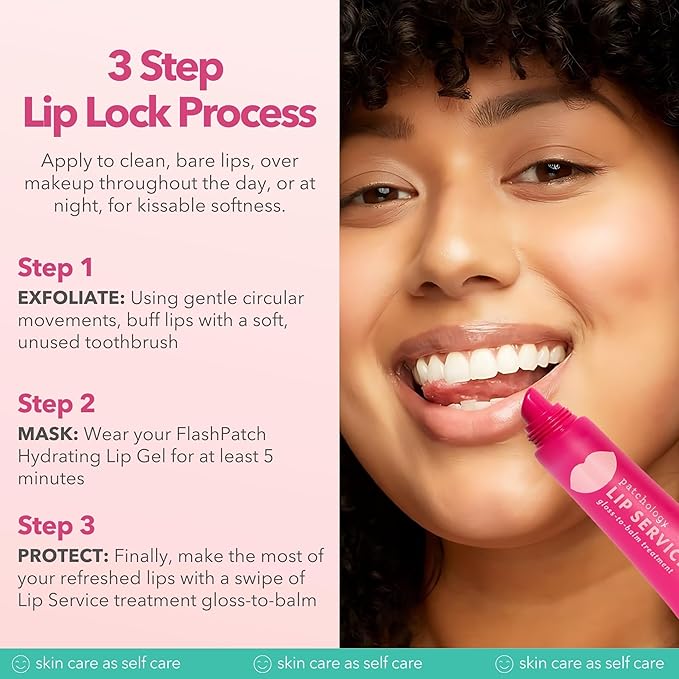 Patchology Lip Service Gloss-to-Balm Lip Gloss for Women | Hydrating | 15ml
