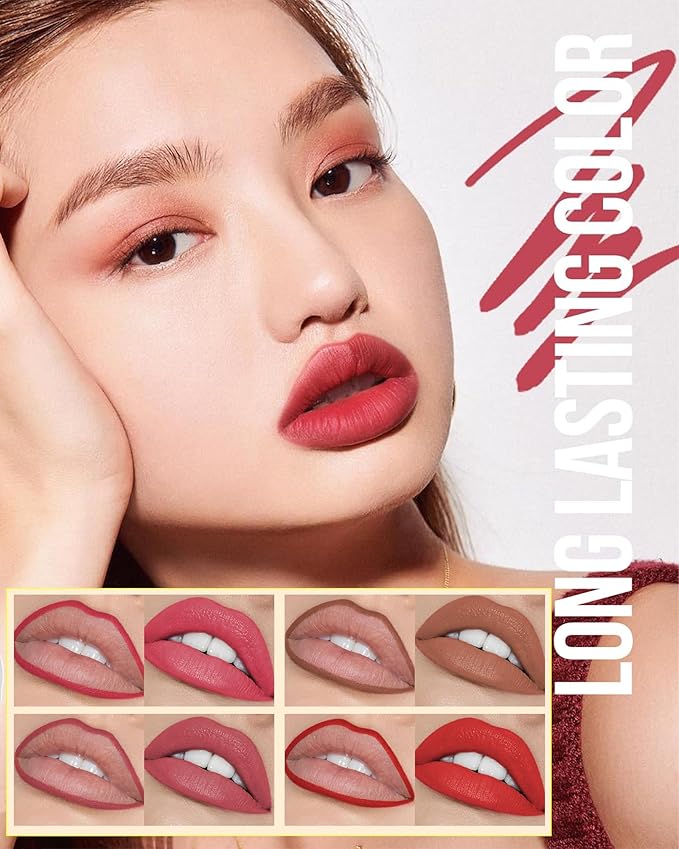 Lip Stain Makeup Pen-1Pcs Berry Pink Hydrating Lip Stain Liquid Lip Liner Pencil, Matte Color Look, Longlasting Waterproof Smudgeproof Natural Finish,Precise Chisel Tip Smooth,Makeup Gift for Women-01