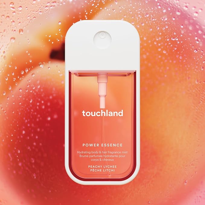 Touchland Body & Hair Fragrance Mist, 2 FL OZ - Peachy Lychee