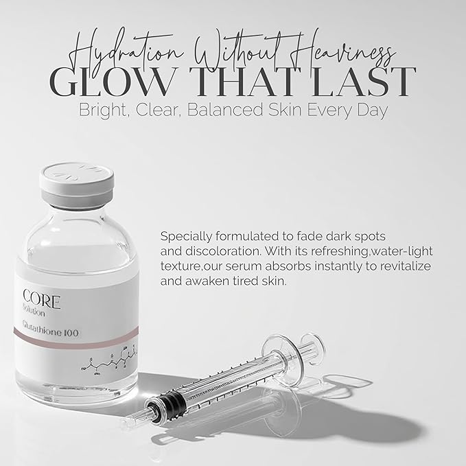 FEEL MATRIGEN Glutathione 100 Ampoule - Fragrance Free Korean Skin Care Serum with Glutathione for Tone Support & Visible Clarity - Lightweight Brightening Serum, Suitable for Regular Skincare Routine