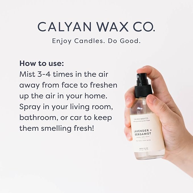 Calyan Wax Co. Evergreen & Eucalyptus Room Spray - Natural Room Deodorizer