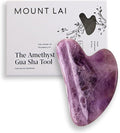 Mount Lai -The Amethyst Gua Sha Facial Lifting Tool | Face Sculpting Tool for Skin Care | Guasha Tool for Face and Body | Facial Massage Tools to Relieve Muscle Tension and Reduce Puffiness