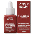 ADM Anti Aging Pure Retinol Serum For Face with Niacinamide - Resurfacing, softer, smoother-looking skin - Moisturizing Facial Skincare for Sensitive Skin - 1oz